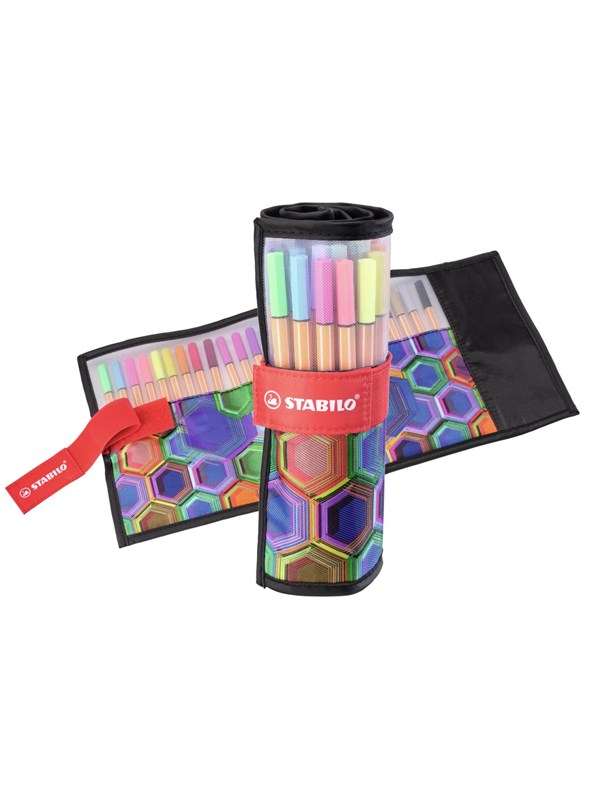 STABILO ARTY Rollerset of 25 pens