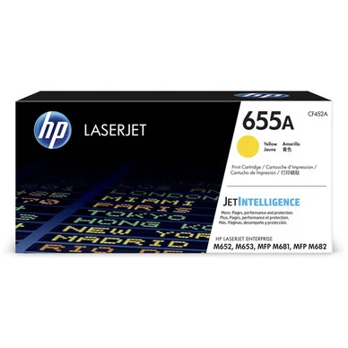 HP 655A -laservärikasetti, keltainen