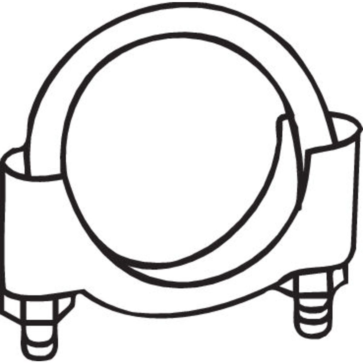 Pidike, pakoputkisto BOSAL 250-236