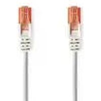 CAT6 Verkkokaapeli | RJ45 uros | RJ45 uros | U/UTP | 30.0 m | Pyöreä | PVC | Harmaa | Label