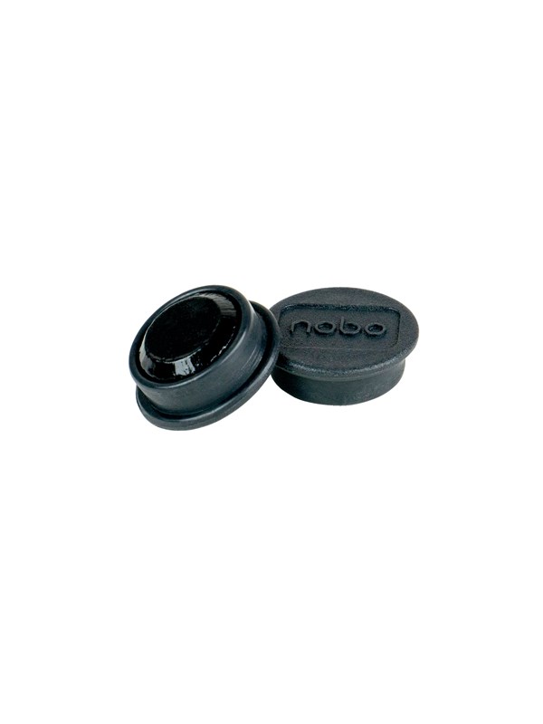 Nobo Magnetit Musta 24mm 10kpl - Valkotaulu