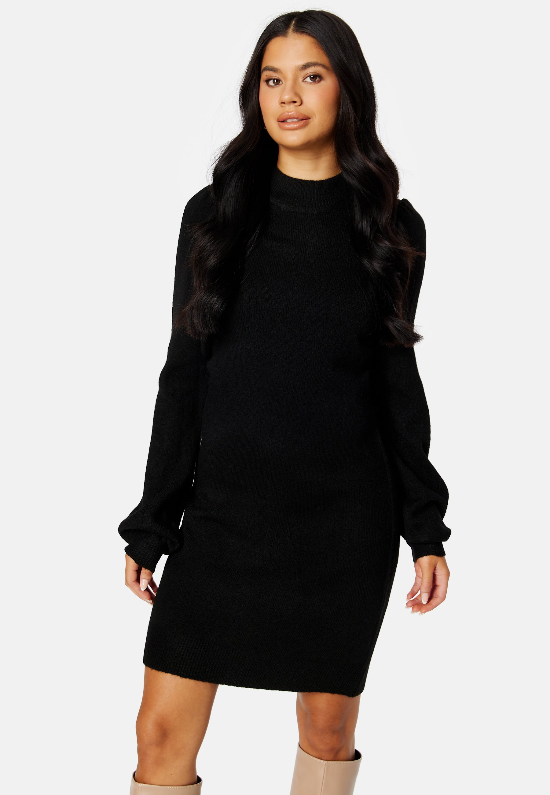Rue L/S High Neck Dress