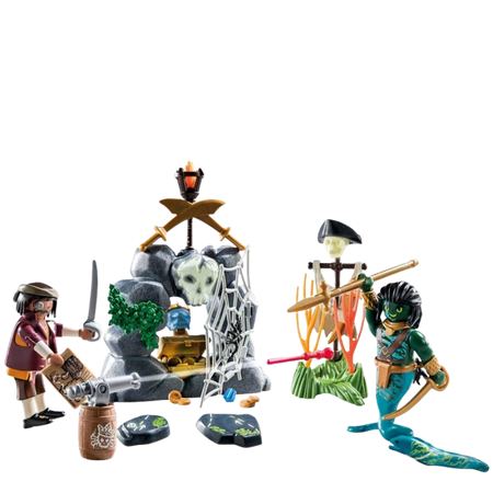 Playmobil Piraatti vs. Syvänmeren Aarteenetsintä Leikkisetti