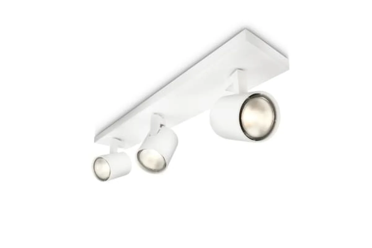 Philips myLiving Runner-spotti GU10 3-lampp. valk.