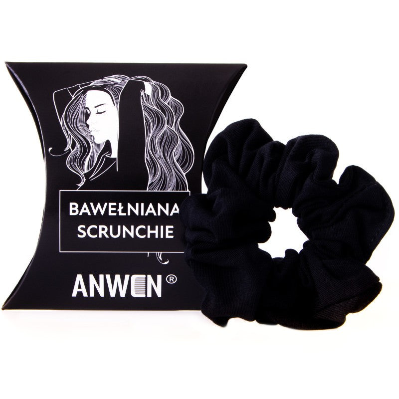 Anwen Bawelniana elastinen skannaus mustat hiukset sileä puuvillapestävä