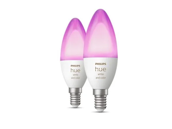 Philips Hue White And Color Ambiance 5.3w B39 2-pakkaus