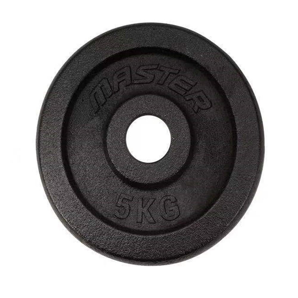 Master Fitness Skolvikt 30 mm, Viktskivor järn - 5 kg