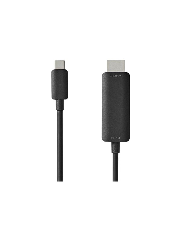 Nedis USB-CTM Sovitin | USB 3.2 Gen 1 | USB-CTM Uros | HDMITM liitin | 4K@60Hz | 2.00 m | Pyöreä | Niklattu | PVC | Musta | Laatikko