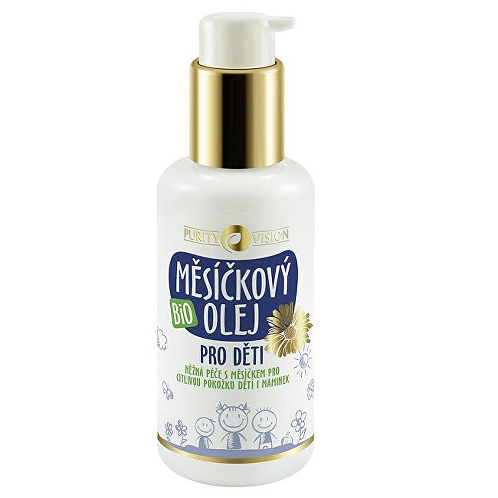 Purity vision Luomu kehäkukkaöljy lapsille - 100ml