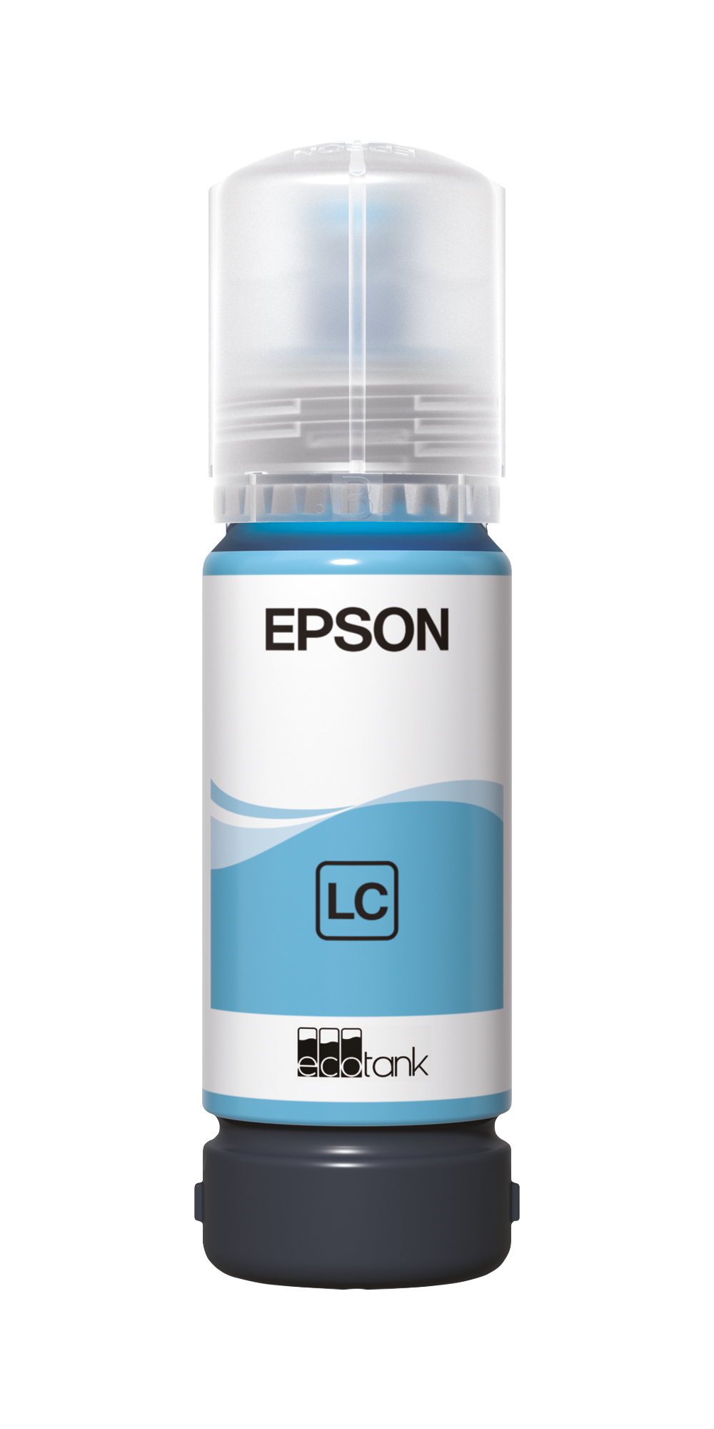 Epson 108 EcoTank -mustepullo, 70 ml, vaaleansyaani