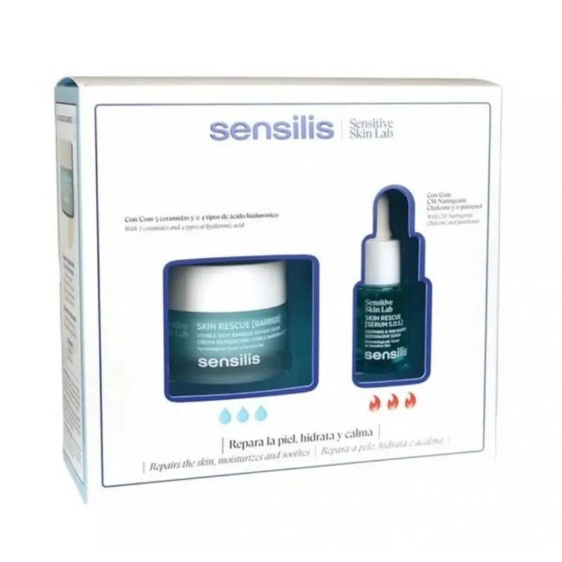 Sensilis Skin Rescue Barrier Korjaava voide 50ml Set 2 kappaletta