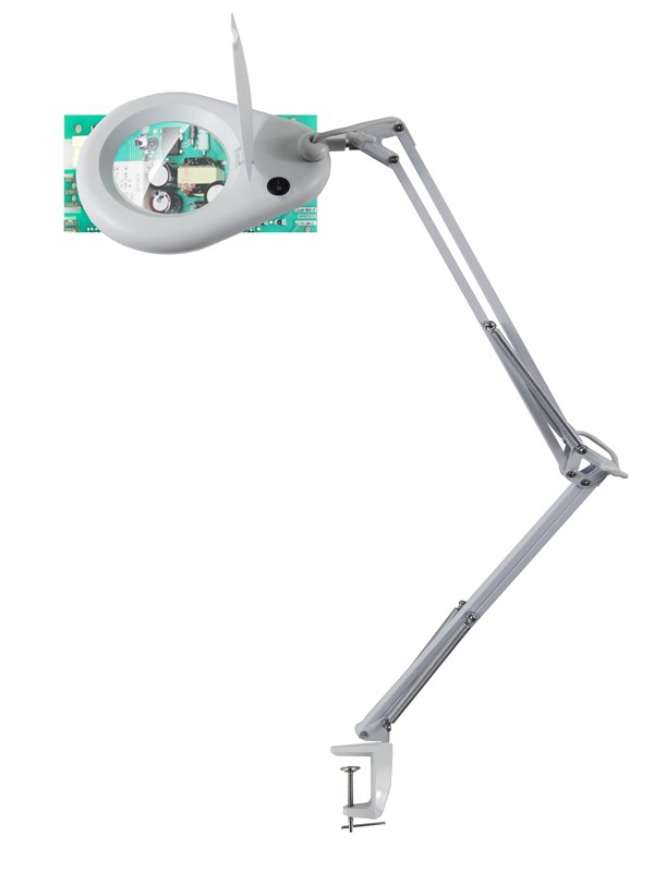 Unilux Zoom magnifying lamp white