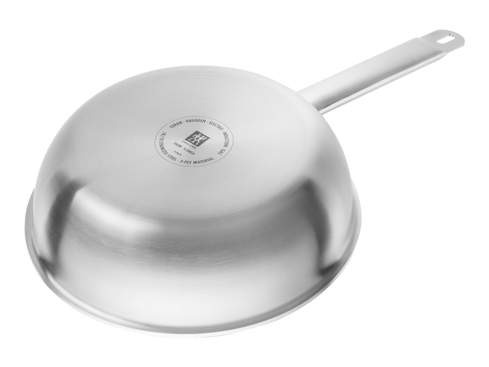 Zwilling Pro paistinpannu ruostumattomalla teräskahvalla 24 cm hopea