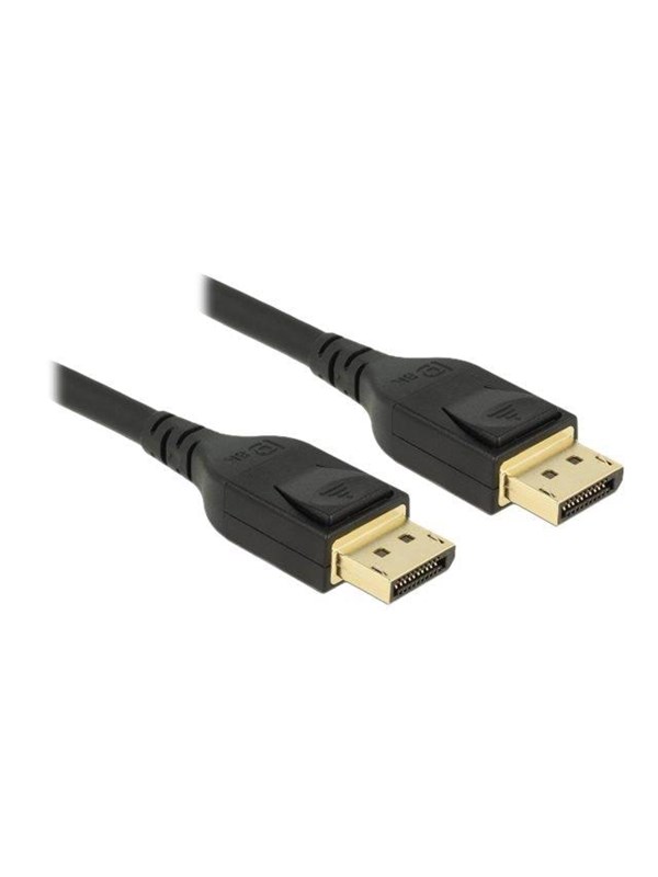 DeLOCK DisplayPort 1.4 -kaapeli, jossa 8K, 5 m, musta