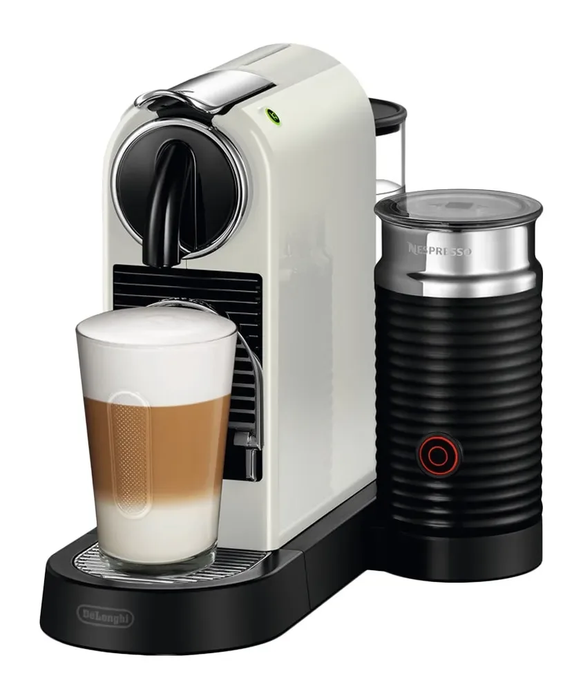 De’Longhi CitiZ & Milk Nespresso -kapselikahvikone, valkoinen