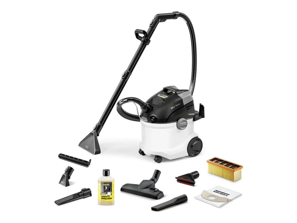 Kärcher SE 6 Signature Line, 1000 W, Kuiva ja märkä, Musta, Harmaa, Valkoinen