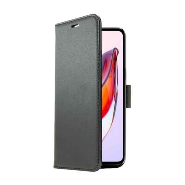Screenor Smart, iPhone 15 -lompakkokotelo, Musta