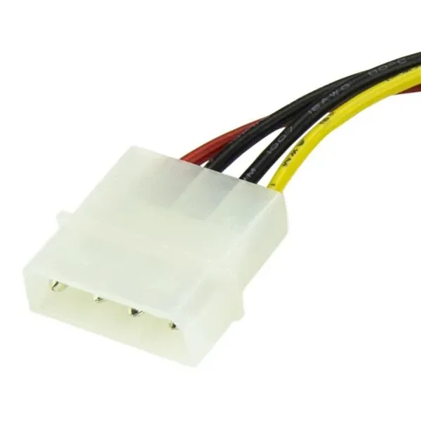 StarTech.com 15 cm Molex (4-nastainen) - SATA (15-nastainen) - Virta-adapterikaapeli, monivärinen