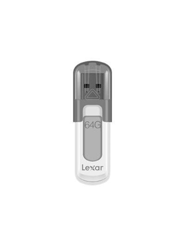 Lexar Jumpdrive V100 64gb Usb-a Harmaa, Valkoinen