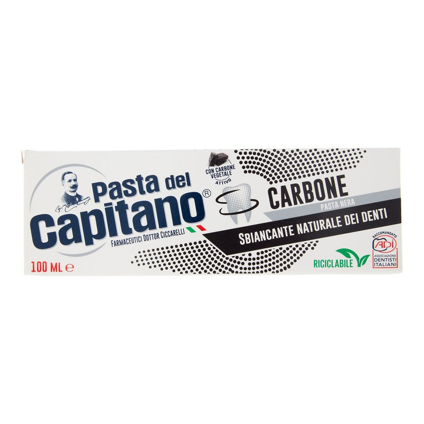Pasta Del Capitano Valkaiseva hiilihammastahna 100 ml