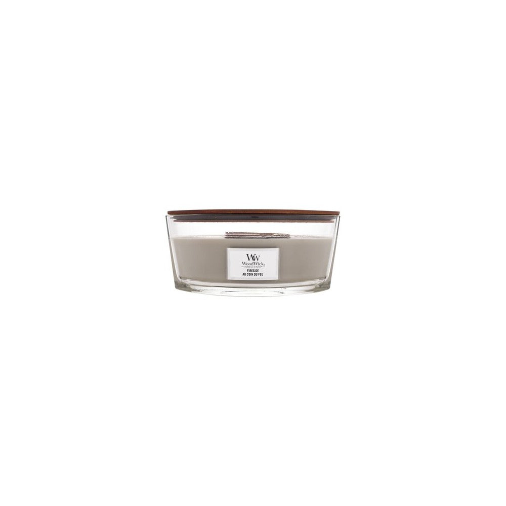 Woodwick Fireside Ship (takka) - Tuoksukynttilä - 470 ml
