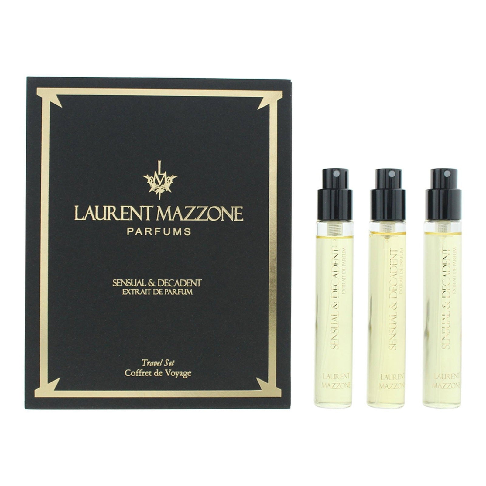 Laurent mazzone Set Trio & Decadent Unisex Extrait de Parfum 3 osaa 15 ml
