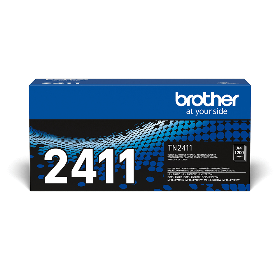 Brother TN2411 -laservärikasetti, musta