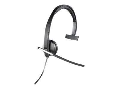 Logitech H650E, Langallinen, Toimisto/puhelukeskus, 50 - 10000 Hz, 93 g, Kuulokkeet, Musta, Hopea