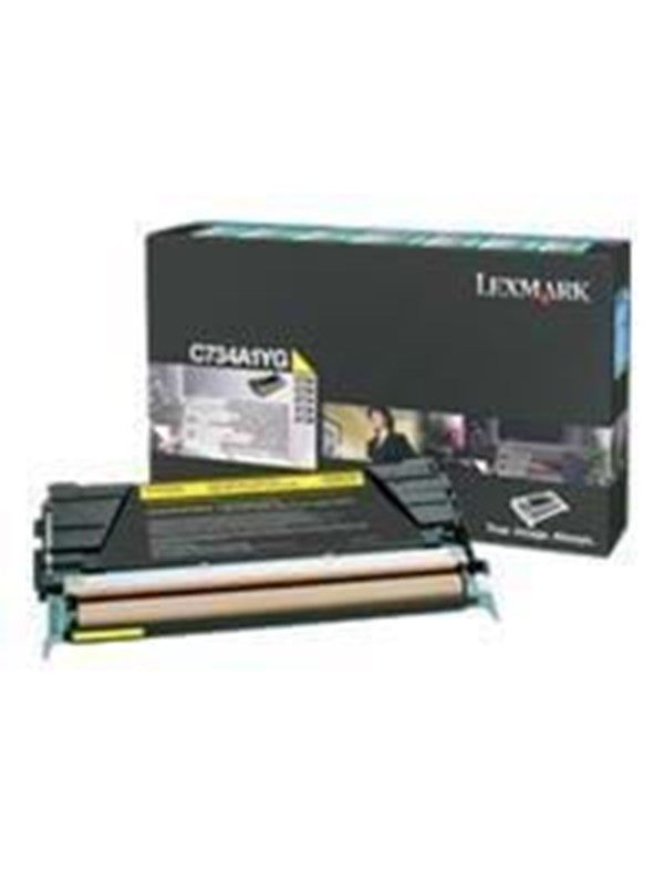 Lexmark Värikasetti keltainen Return Prog High Yield 10.000 sivua C736H1YG Vastaa: N/A