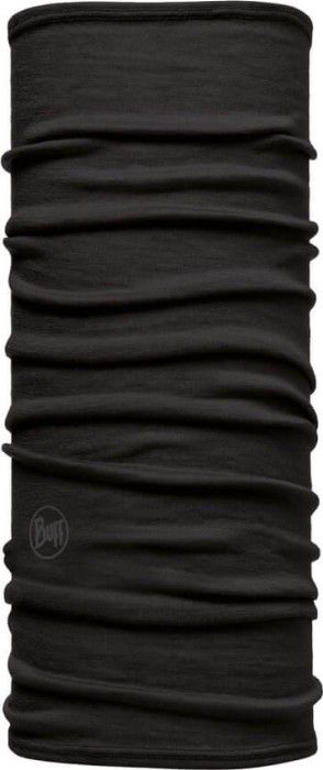 Buff Lightweight Merino Junior -putkihuivi, musta
