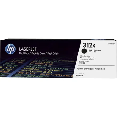 HP 312XD / CF380XD High Kapasiteetti Musta Toner 2-Pack