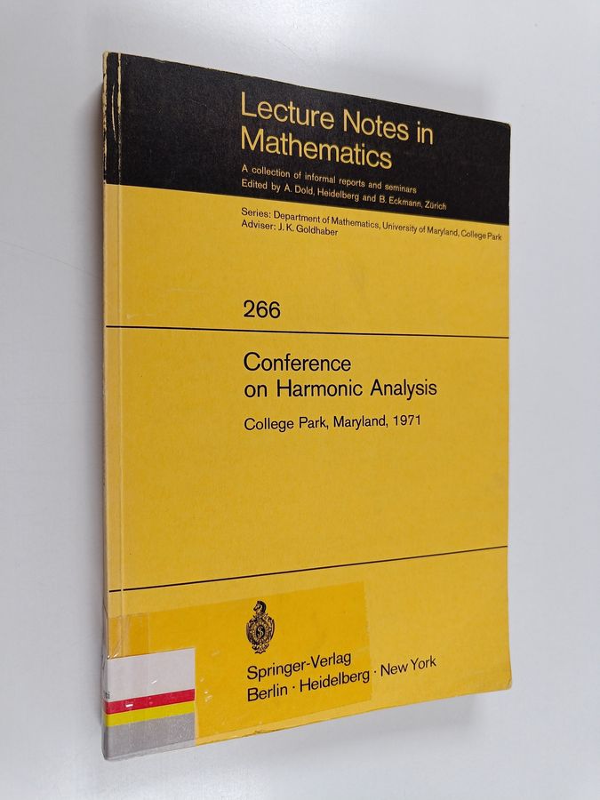 Conference on Harmonic Analysis : College Park, Maryland, 1971