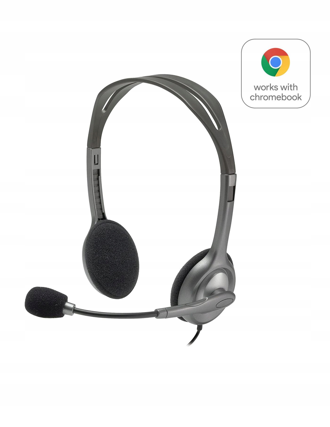 Logitech H111, Langallinen, 20 - 20000 Hz, Toimisto/puhelukeskus, 74 g, Kuulokkeet, musta