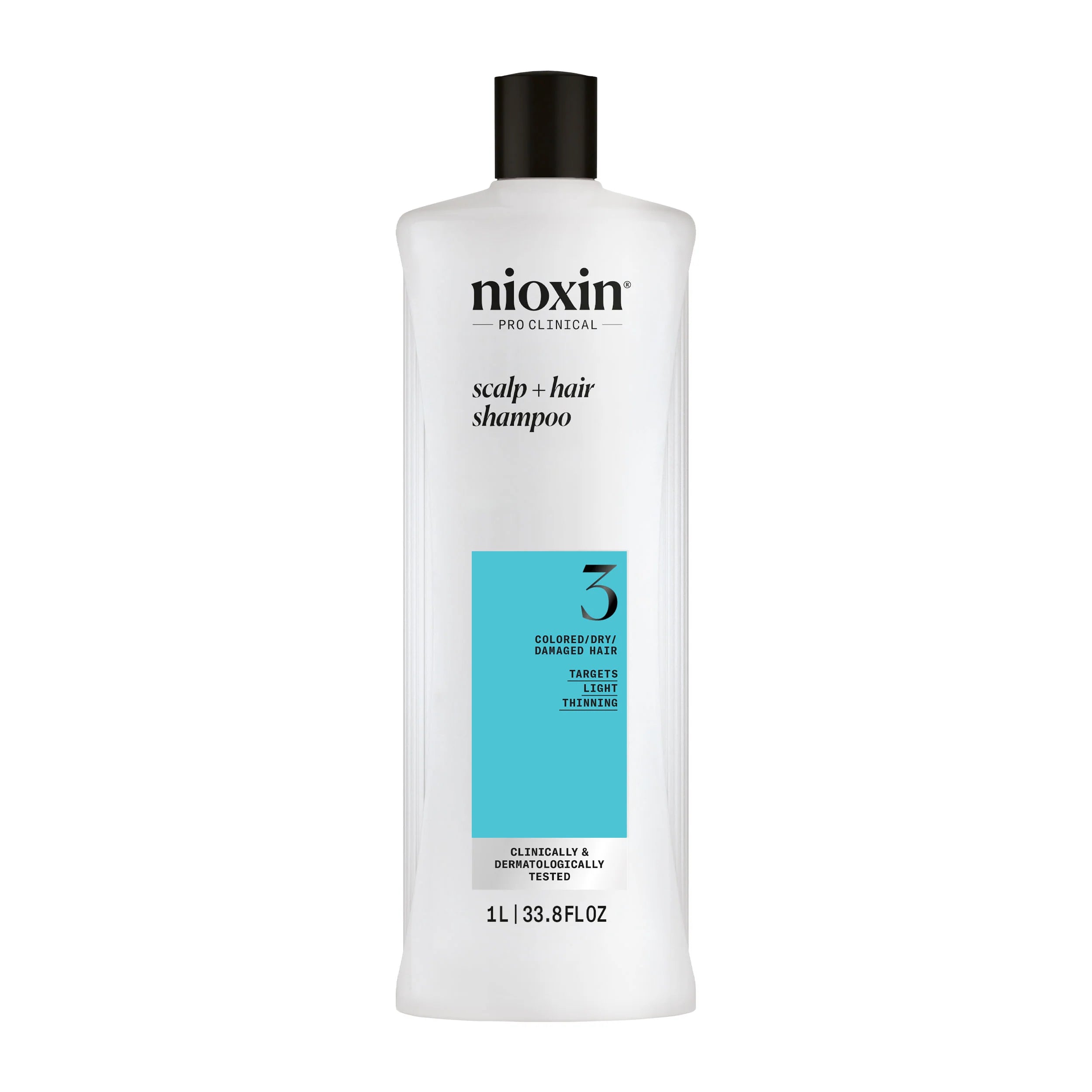 Nioxin Järjestelmä 3 Elvyttävä iholle Ohuille Värjätyille Hiuksille 1000ml — Hoitoaine