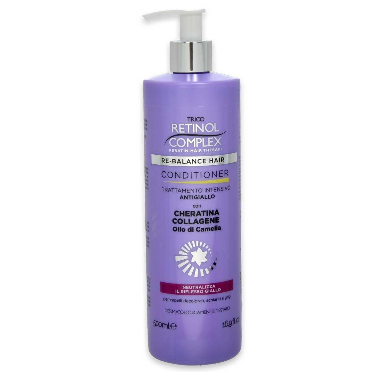 Keratin Complex Hoitoaine 500 Ml Teho Antikeltainen Keratiini & Kameliaöljy