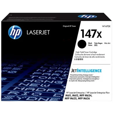 HP 147X Korkea riittoisuus -laservärikasetti, musta