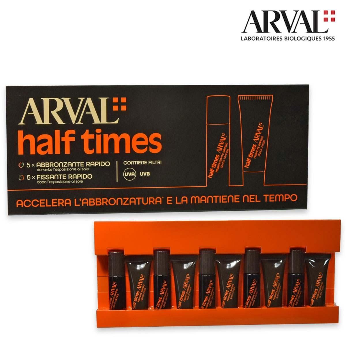 Arval Half Times 5 Rusketusampullia + 5 Nopea Kiinnitysampullia 10 ml