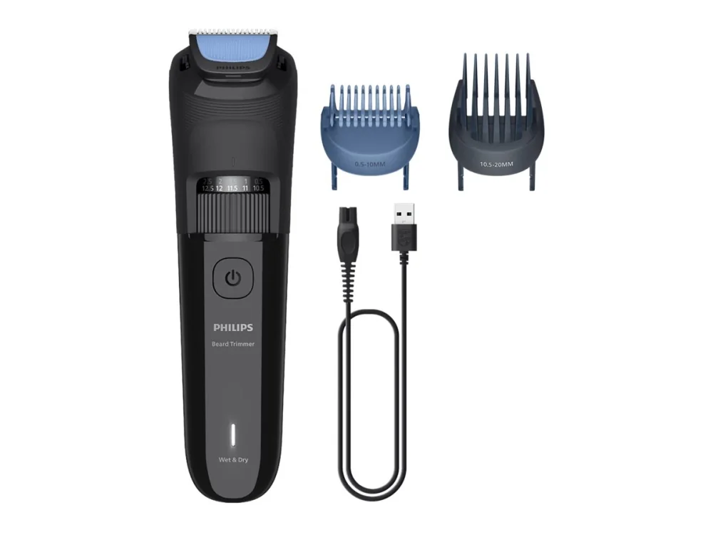 Philips 3000 Series BT3620 - trimmer - deep black gloss