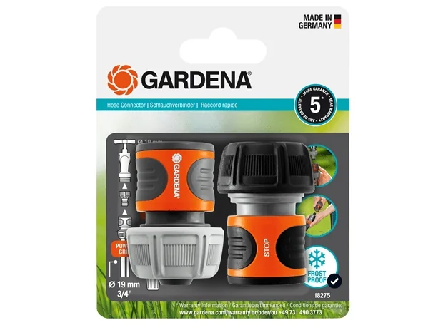 Gardena Letkuliitinsetti 19mm (3/4")