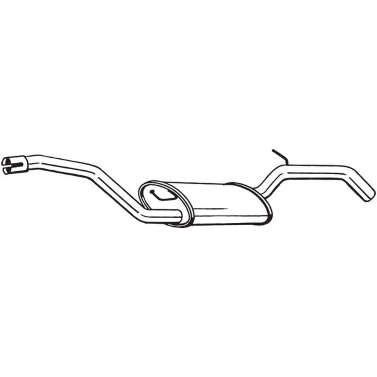Takaäänenvaimentaja BOSAL 280-295