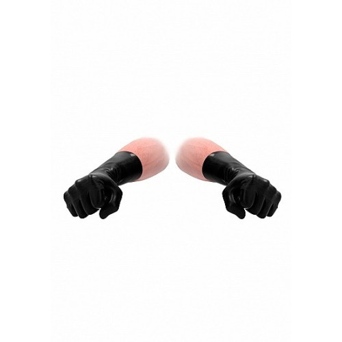 FIST IT Mustat Latex Nyrkkiseksihanskat