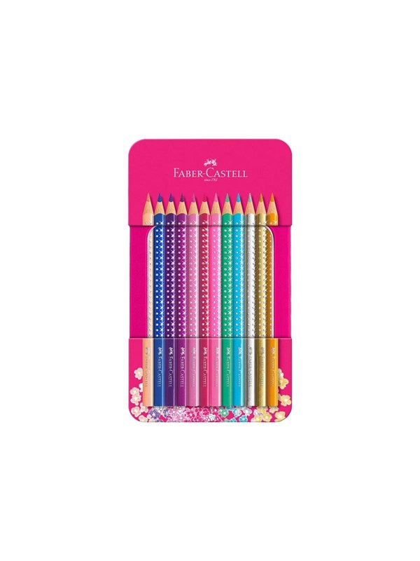 Faber-Castell Sparkle Väri pencil.12 PC in tin box