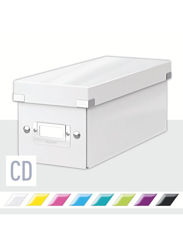 Storage Box Click & Store CD white