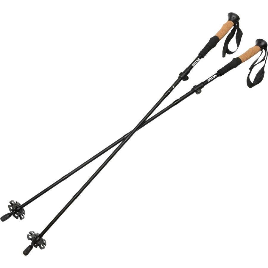 Silva Trekking Poles Aluminum Z-Fold, juoksusauvat, harmaa