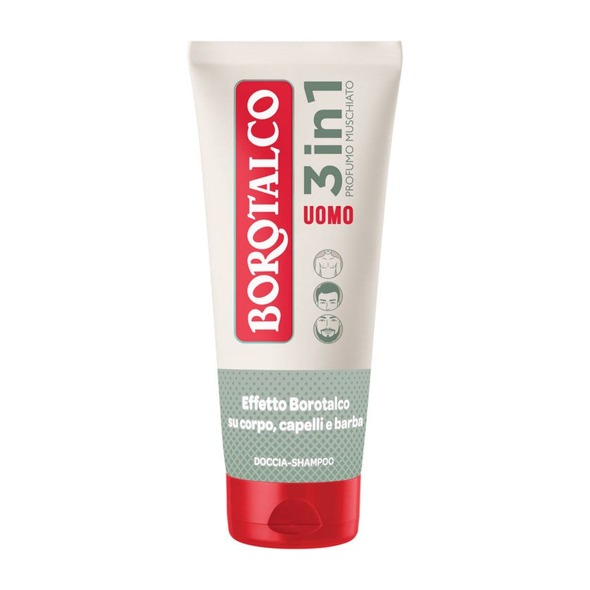 Borotalco Suihkugeeli Miehille 3-in-1 Myskin Tuoksu 200 ml