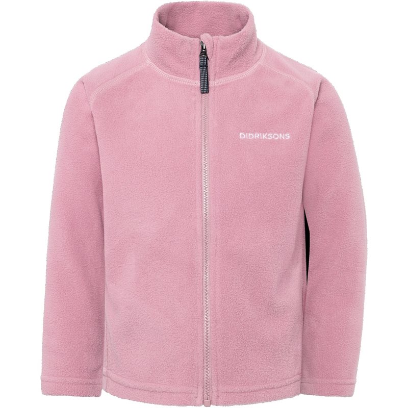 Didriksons Monte Kids' Full-Zip Oyster Pink - 90