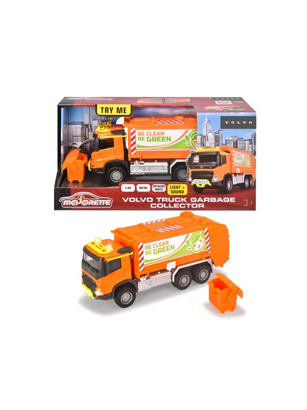 Majorette Volvo Truck Garbge Collector
