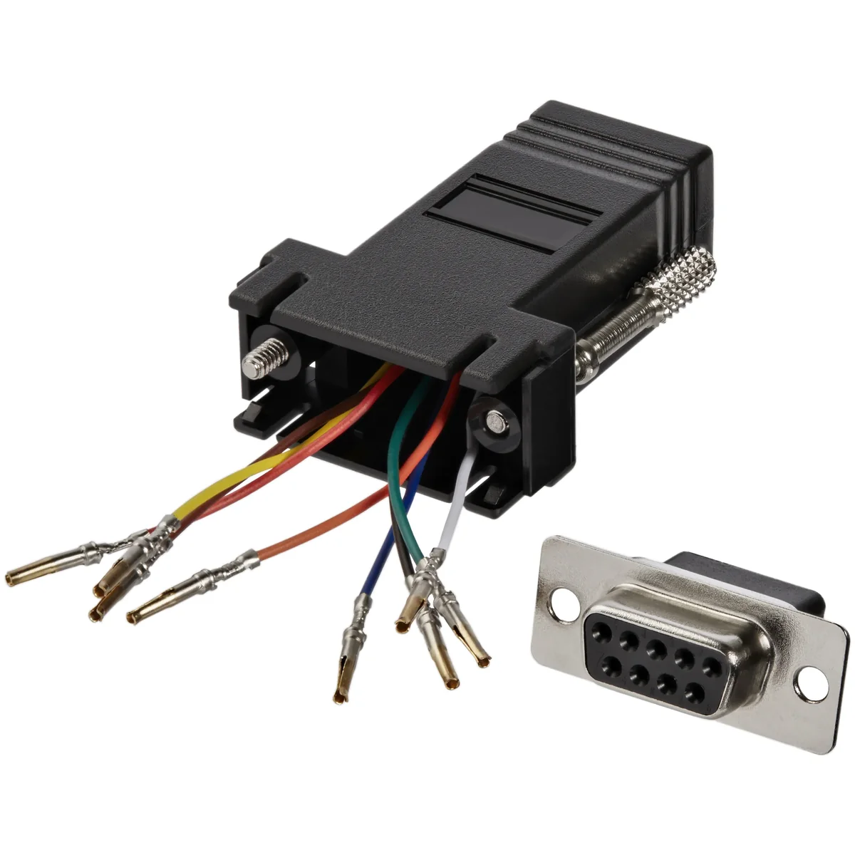 StarTech.com GC98FF DB9 - RJ45 - Modulaarinen sovitin, Musta