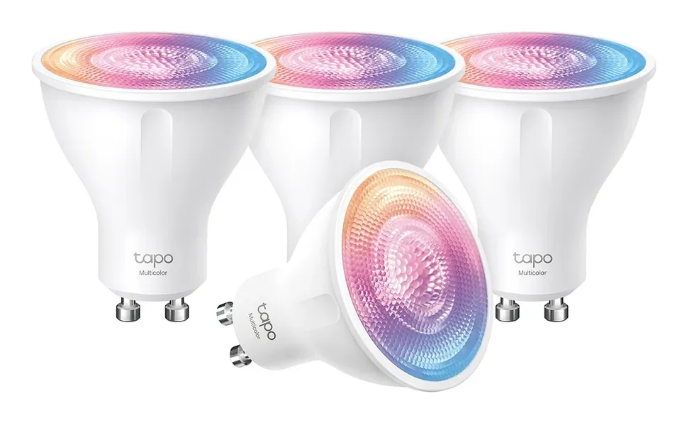 TP-Link Tapo L630 - Älykäs GU10 LED-kohdelamppu (4 kappaleen pakkaus), monivärinen