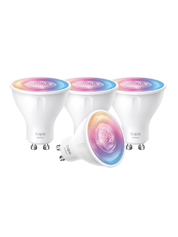 TP-Link Tapo L630 - Älykäs GU10 LED-kohdelamppu (4 kappaleen pakkaus), monivärinen